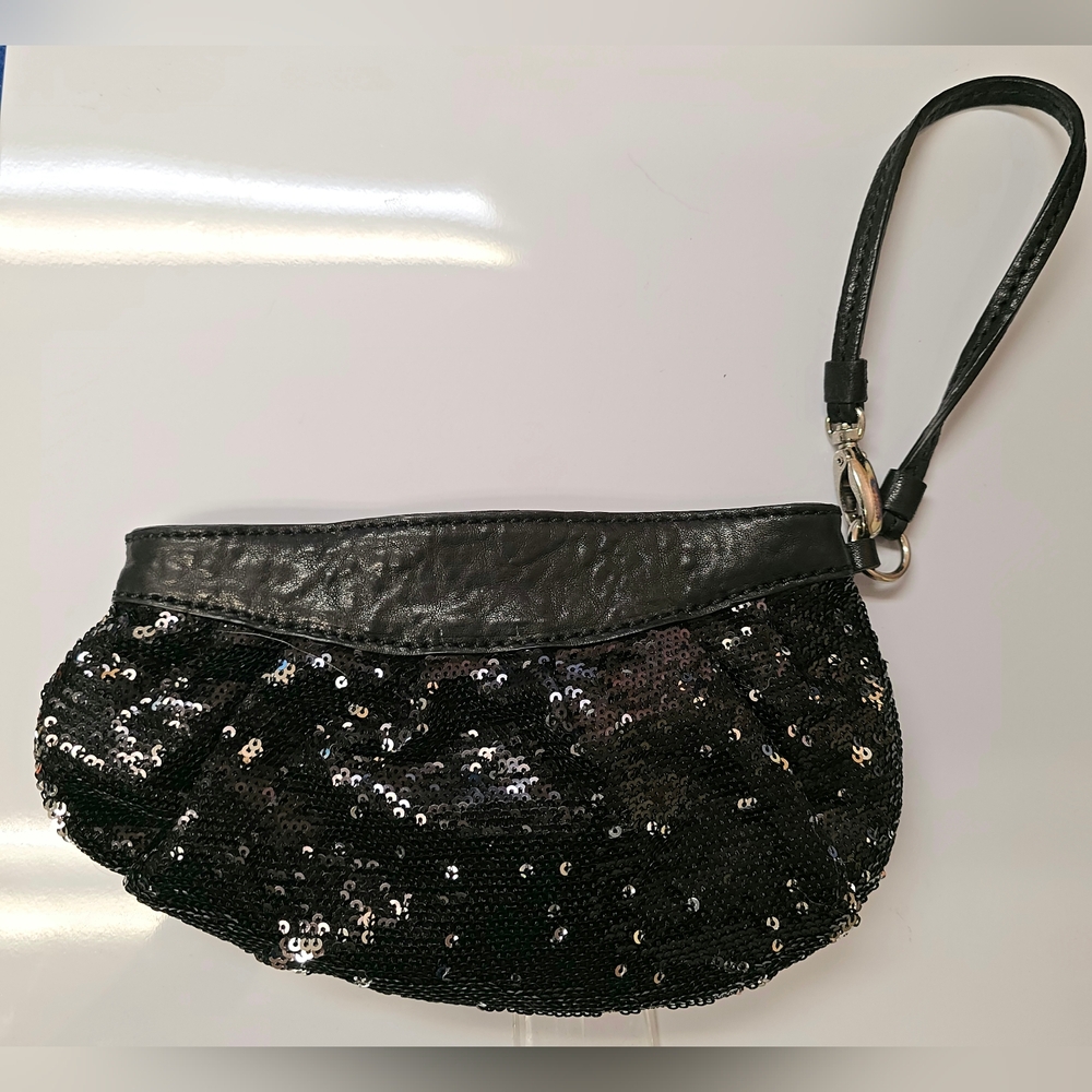 orYANY Black Shoulder Bag with Green Interior